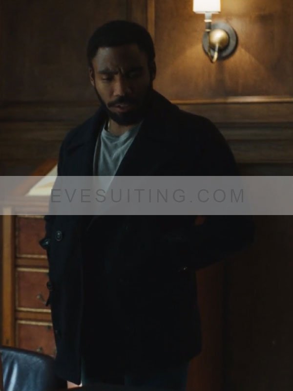 John Smith Black Peacoat