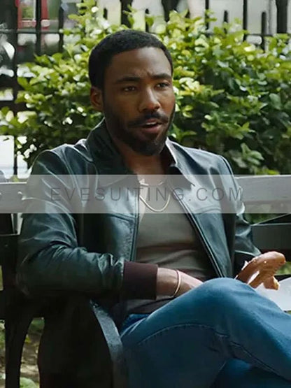 John Smith Mr. & Mrs. Smith 2024 Black Leather Jacket