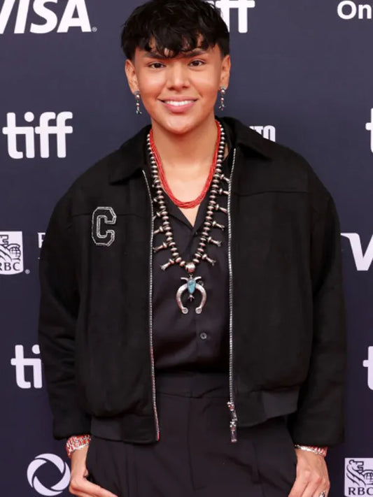 Jojo Jackson Rez Ball 2024 Black Jacket