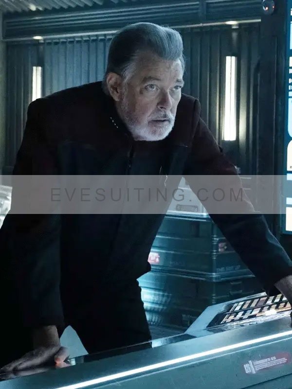 Jonathan Frakes Star Trek Picard Season 3 Uniform Jacket