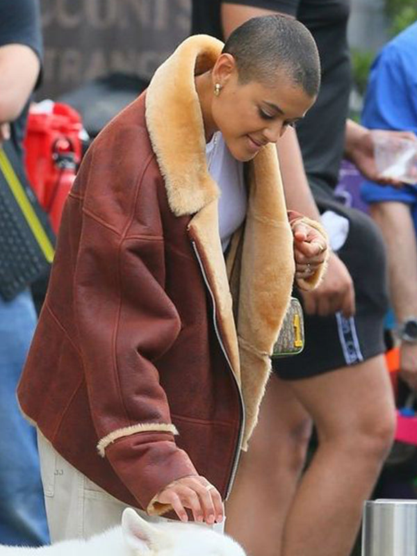 Gossip Girl Jordan Alexander Shearling Jacket
