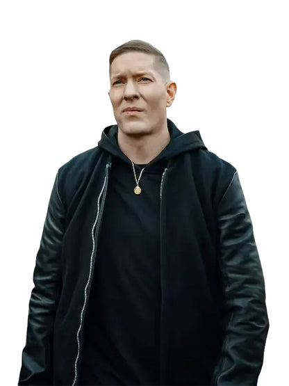 Joseph Sikora Power Book IV Tommy Egan Black Wool Bomber Jacket