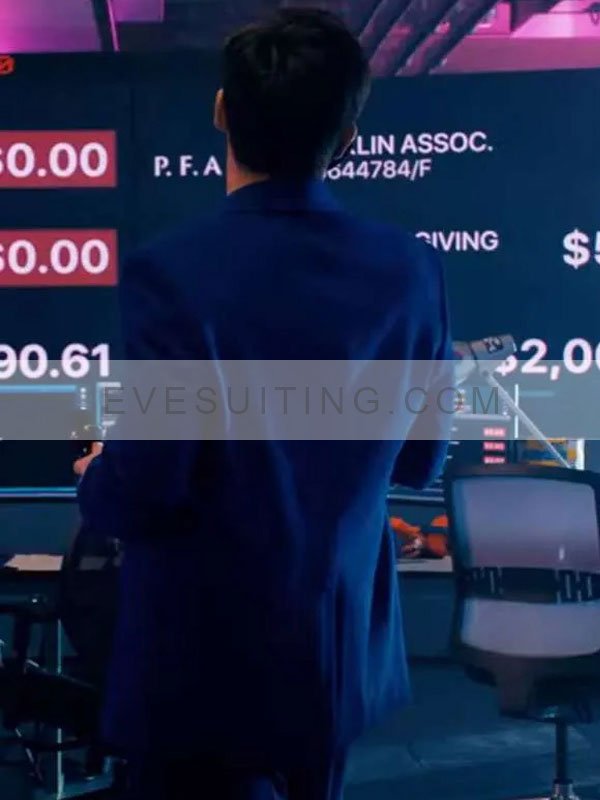 Josh Hutcherson Movie The Beekeeper 2024 Blue Blazer