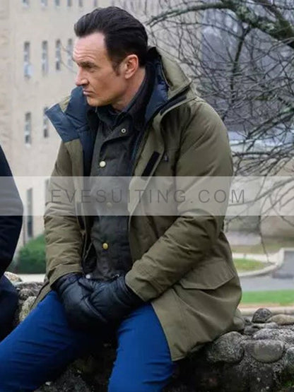 Julian McMahon FBI Most Wanted S03 Jess Lacroix Brown Cotton Jacket