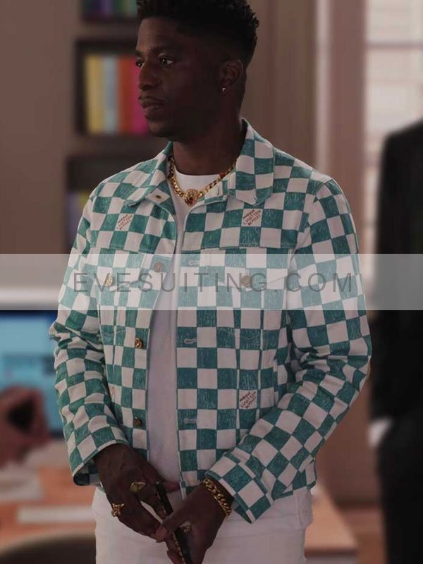 Julien Emily In Paris Season 3 Samuel Arnold Checked Jacket