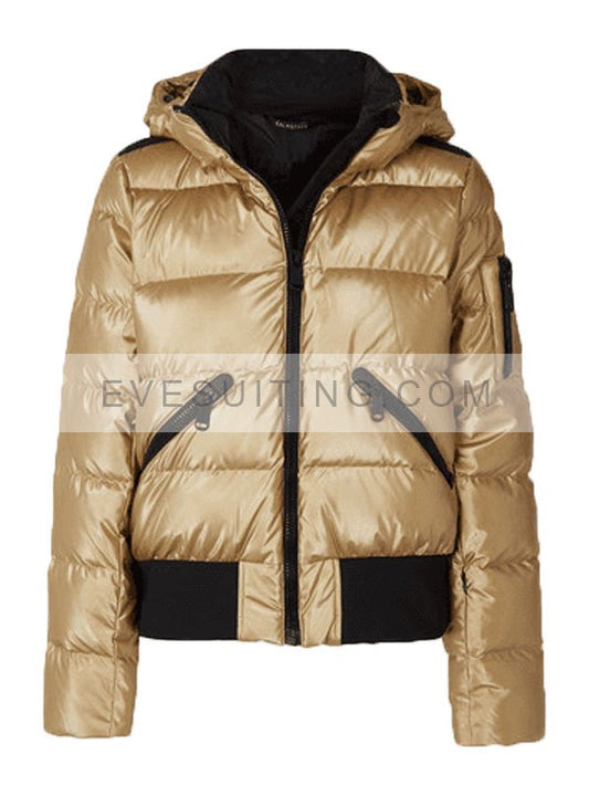 Juno Temple Ted Lasso S02 Keeley Jones Puffer Jacket