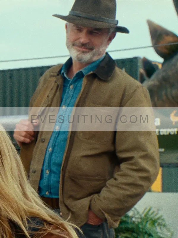 Jurassic World Dominion Alan Grant Cotton Jacket
