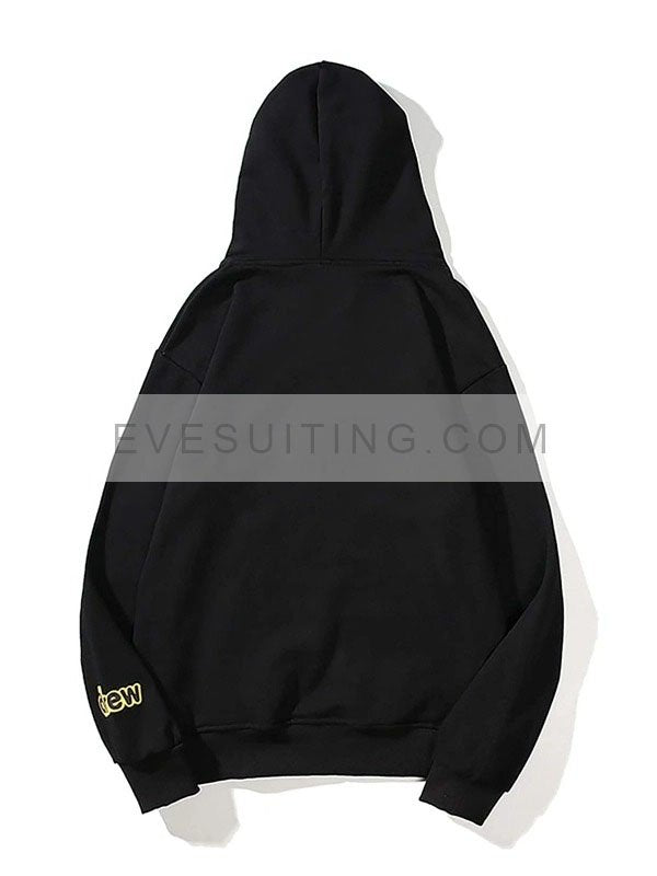 Justin Bieber Drew Smiley Face Black Hoodie