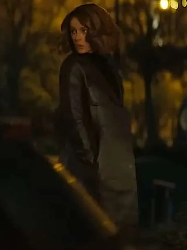 Kate Beckinsale Brown Coat