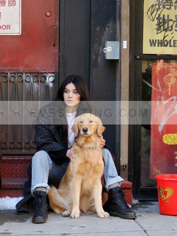 Kate Bishop Hawkeye Long Wool Checked Coat