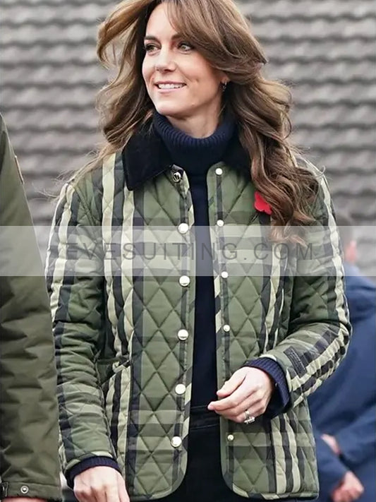 Kate Middleton Quilted Burberry Jacket