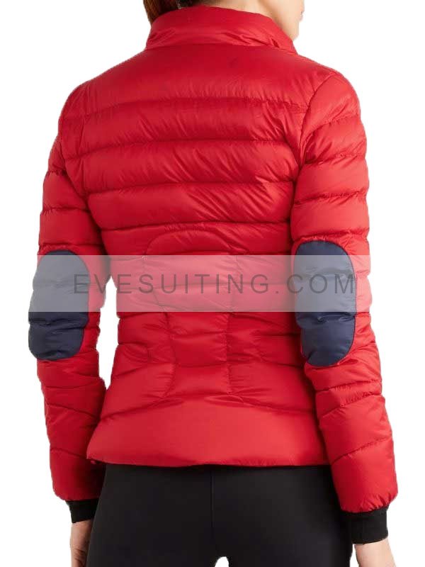 Kate Middleton Red Puffer Parachute Jacket