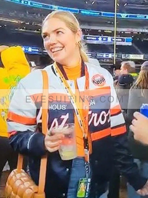 Kate Upton Verlander Astros Varsity Jacket