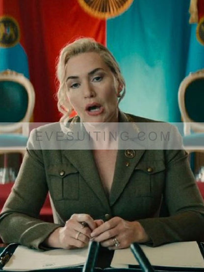 Kate Winslet The Regime 2024 Military Blazer