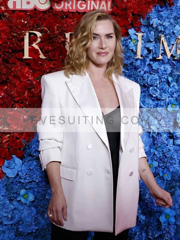 Kate Winslet White Blazer