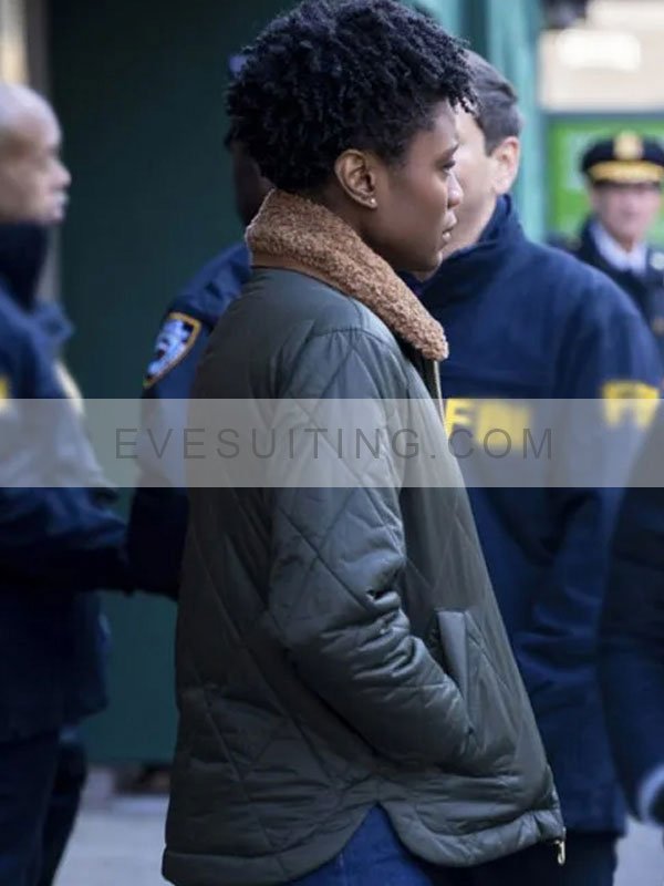Katherine Renee Kane TV Series FBI S06 Special Agent Tiffany Wallace Quilted Jacket