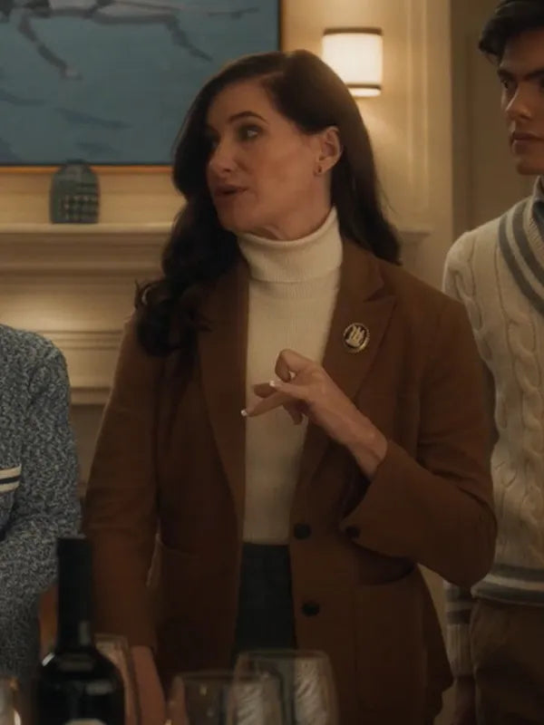 Kathryn Hahn Brown Blazer
