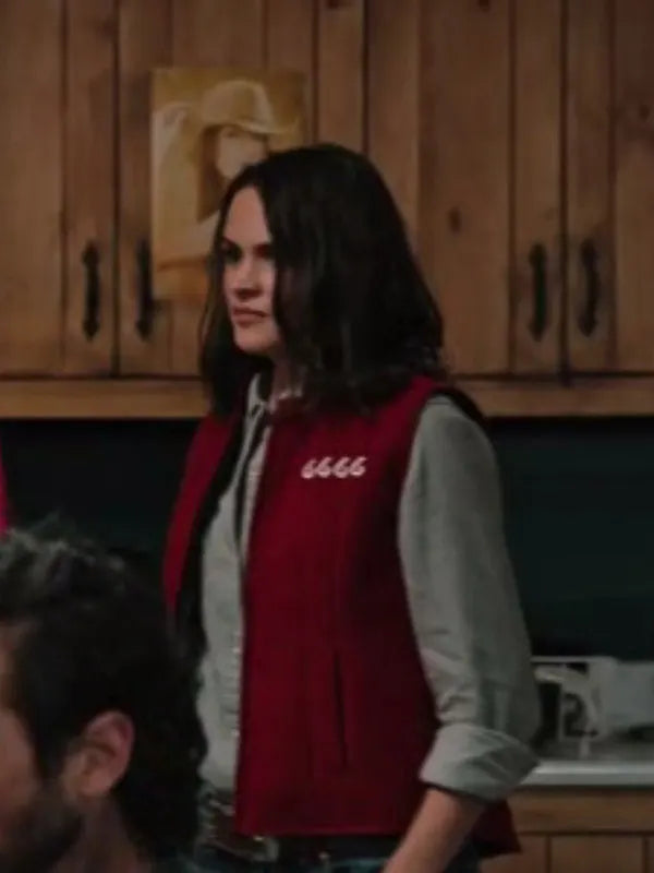 Kathryn Kelly Yellowstone Season 4 Emily Red Vest