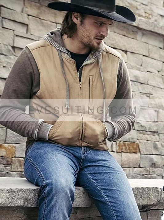 Kayce Dutton Yellowstone Cotton Brown Vest