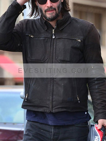 Keanu Reeves John Wick 4 Black Jacket