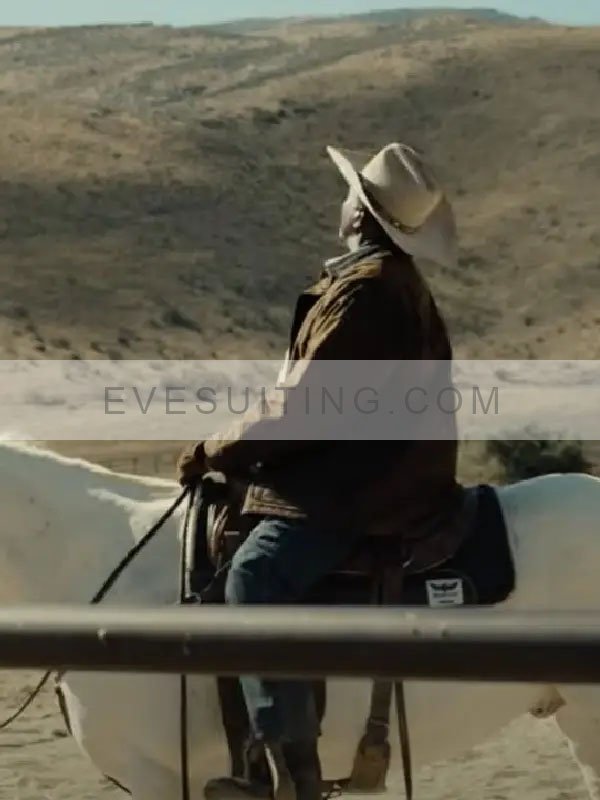 Keith David Nope 2022 Otis Haywood Sr. Brown Jacket