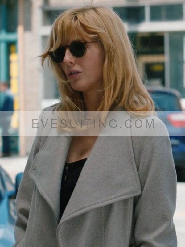 Kelly Reilly Tv Series Yellowstone Beth Dutton Wool White Coat
