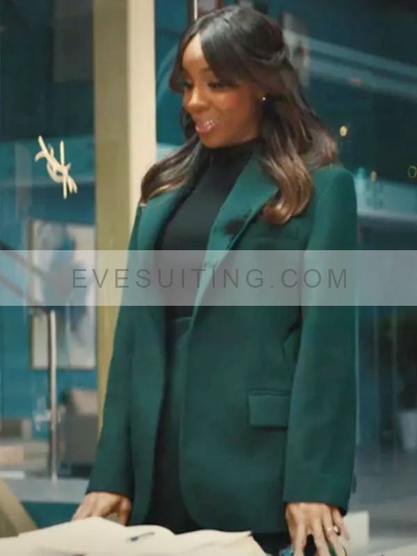 Kelly Rowland Green Blazer