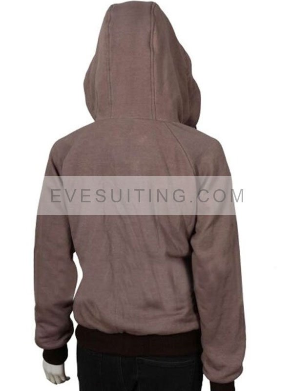 Kelsey Asbille Tv Series Yellowstone Monica Dutton Brown Hoodie