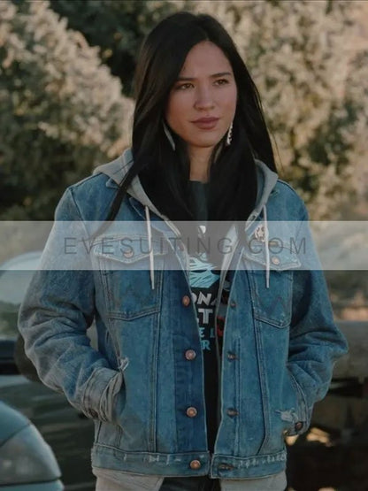 Kelsey Asbille Yellowstone Monica Dutton Denim Jacket