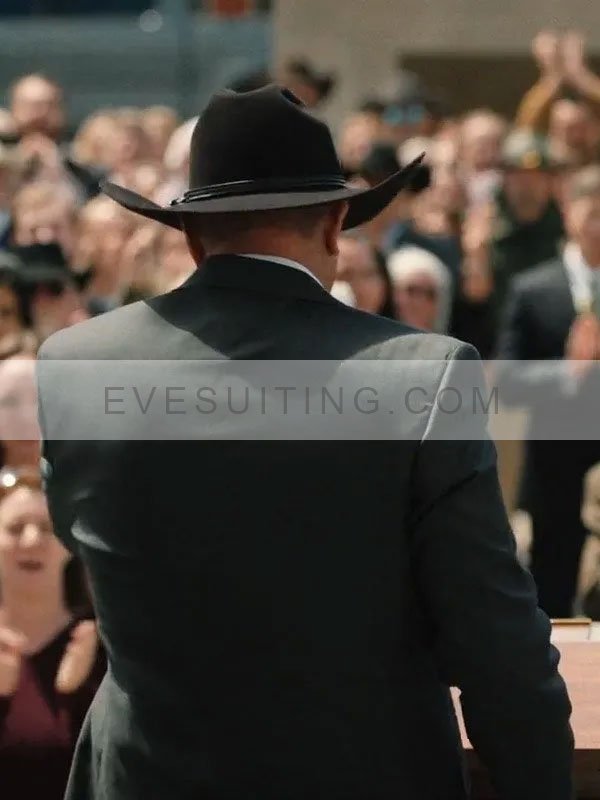 Kevin Costner Grey Blazer