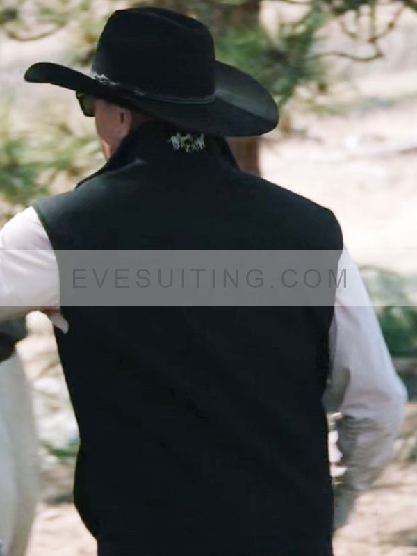 Kevin Costner S05 John Dutton Black Vest