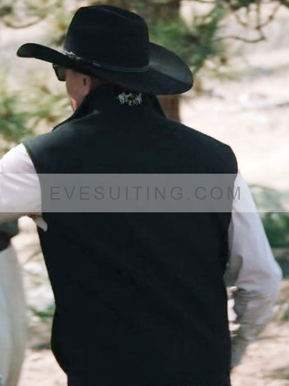 Kevin Costner S05 John Dutton Black Vest