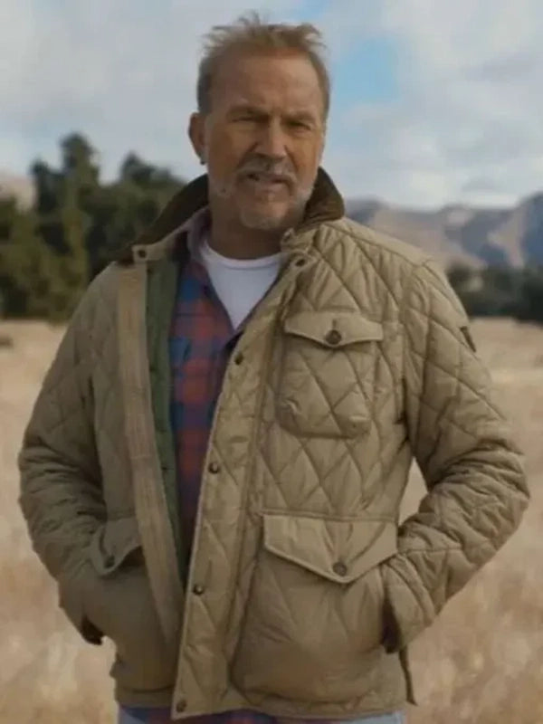 Kevin Costner The West 2025 Cotton Quilted Jacket