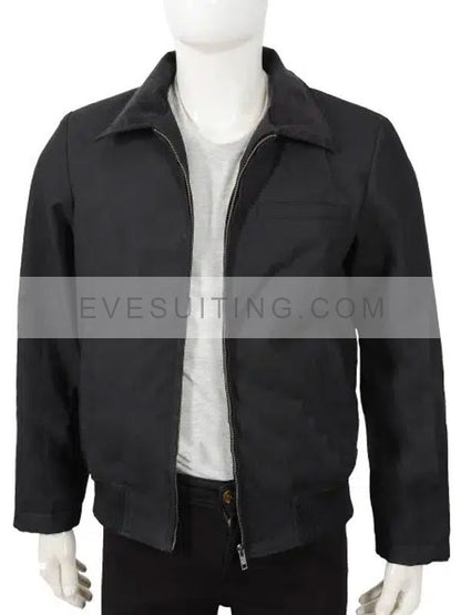 Kevin Costner Yellowstone Black Cotton Jacket