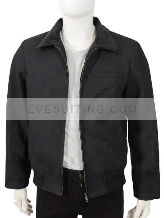 Kevin Costner Yellowstone Black Cotton Jacket