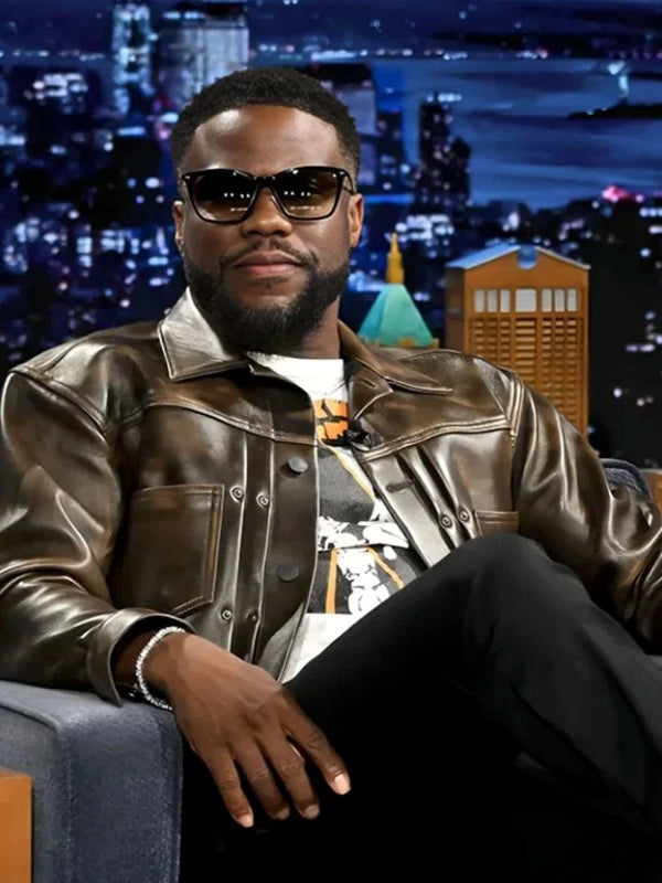 Kevin Hart Brown Jacket