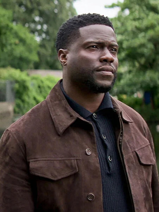 Kevin Hart Suede Brown Leather Jacket