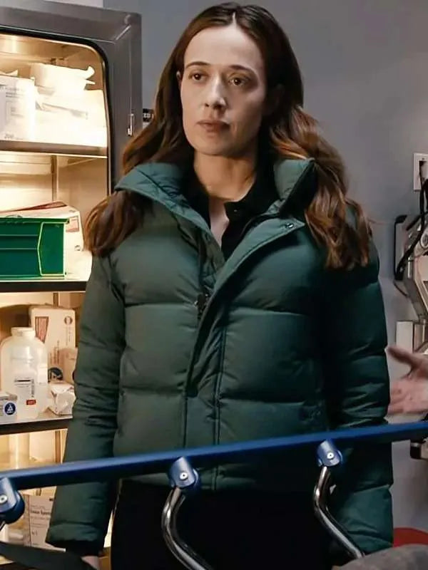 Kim Burgess Chicago PD 2025 Green Puffer Jacket