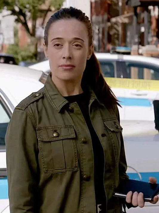 Kim Burgess Chicago PD S12 Green Jacket