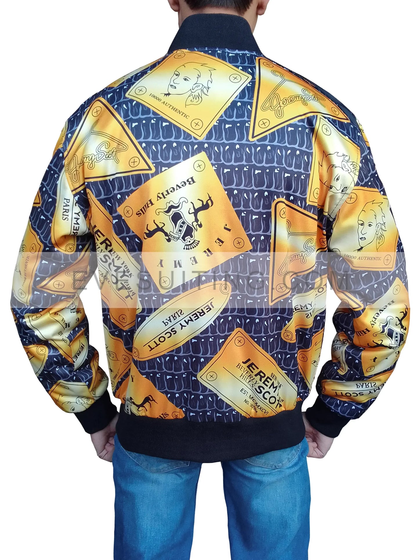 Kingsman The Secret Service Eggsy Bomber Printed Jacket