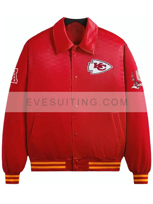 Kith x NFL Chiefs Red Bomber Jacket