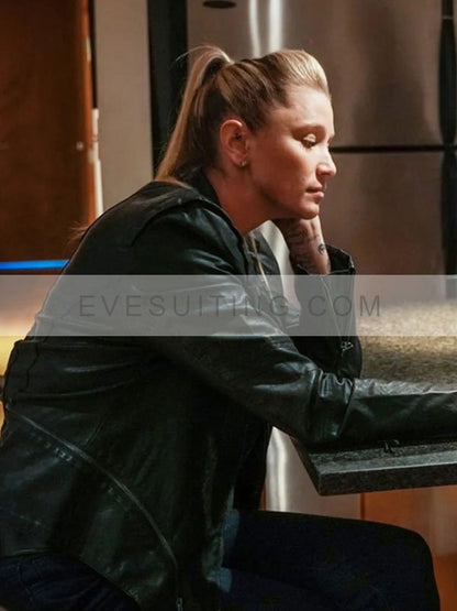 Kristen Renton Leather Jacket