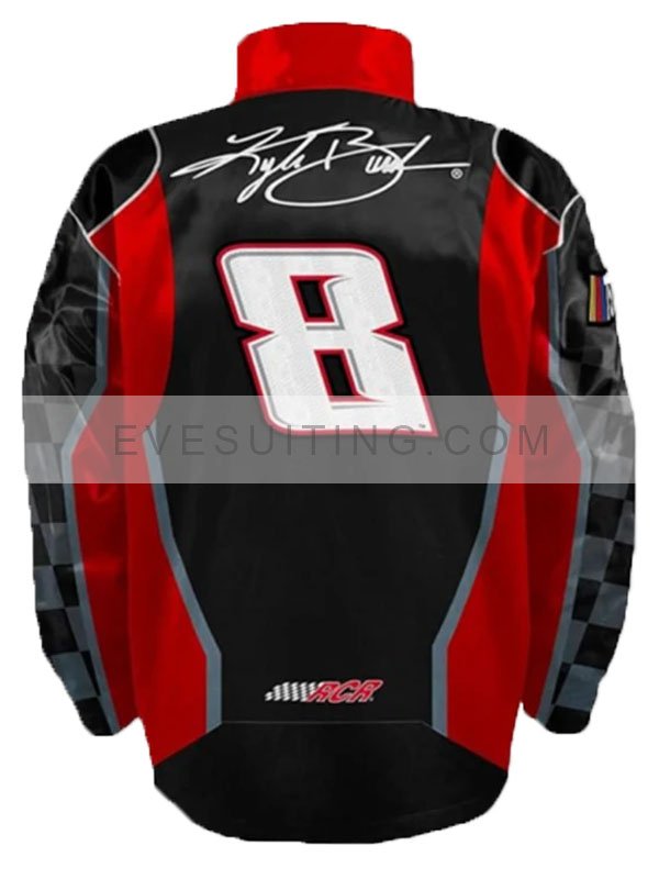 Kyle Busch RCR 8 Uniform Pit Checkered Flag Sports Jacket 