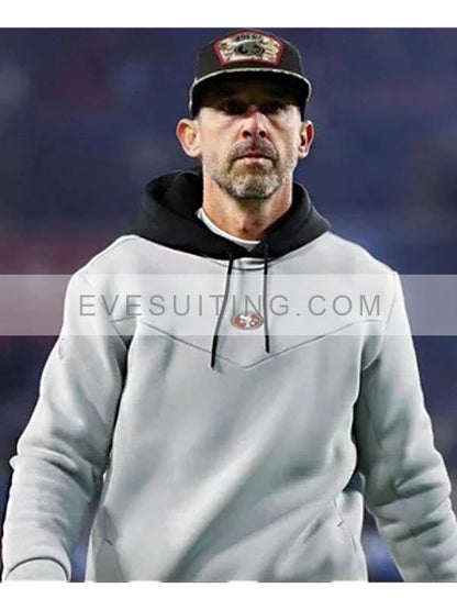 Kyle Shanahan San Francisco Grey Pullover Hoodie