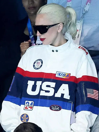 Lady Gaga Paris Olympics 2024 Team USA Jacket