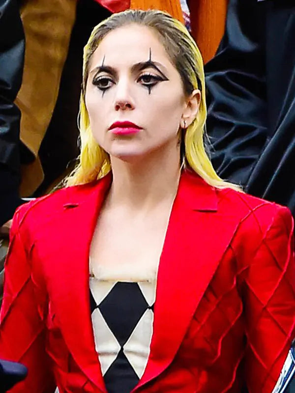 Lady Gaga Red Blazer