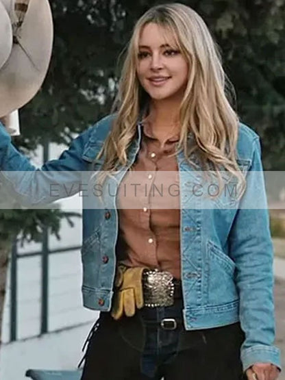 Laramie Yellowstone Season 4 Denim Blue Jacket