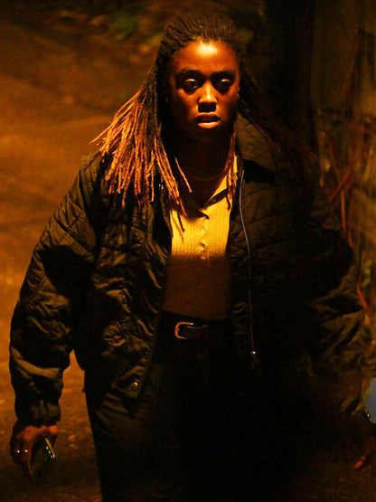 Lashana Lynch The Day Of The Jackal S01 Bianca Quilted Jacket