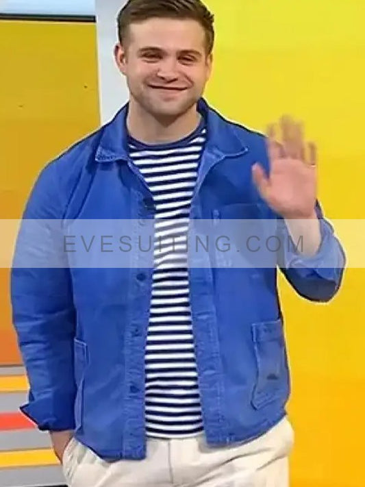 Leo Woodall The Today Show 2024 Blue Jacket