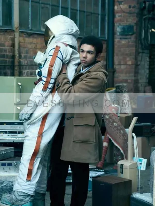 Levi Brown This Town 2024 Dante Williams Brown Hooded Duffle Wool Coat